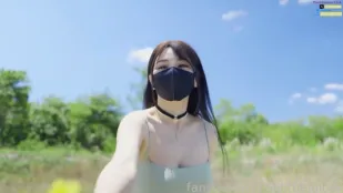 戶外大膽露出全套做愛哦膽子都是練出來的 小水水