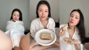 瑤瑤的戀足癖與精液面包 汐夢瑤