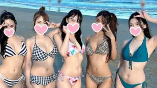 FC2PPV-4534869 南島性愛愛好女陰美女6洞VS6肉棒
