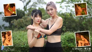 冒險女孩黎芷媗被野蠻野獸猛操