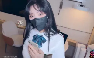 對皮膚感到焦慮的學生妹聽說精液可以改善皮膚 櫻空桃桃