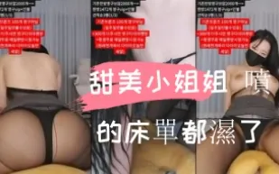 kbj-24110244 甜美小姐姐 噴的床單都濕了