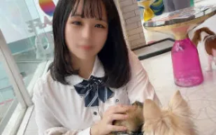 FC2PPV-3288126 和藹的老師卻引誘愛狗女學生到神社進行戶外猥褻