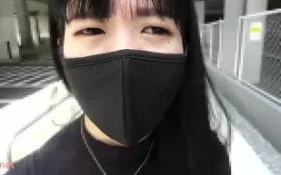 FC2PPV-3380832 黑長直順從巨乳娘街頭暴露狂射