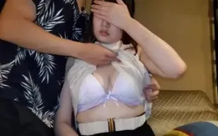 FC2PPV-1451581 娃娃臉巨乳OL