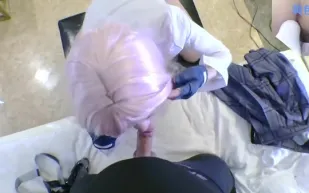 FC2PPV-4859265 超級美超瘦新晉小魯蛇小姐穿上藍校服和我搞上了性感篇